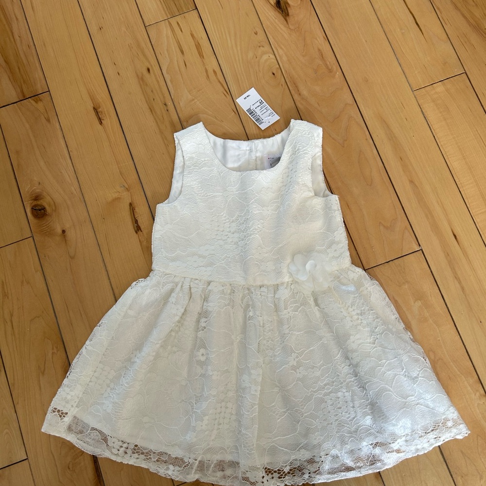 The Children's Place Ivory Lace Dress